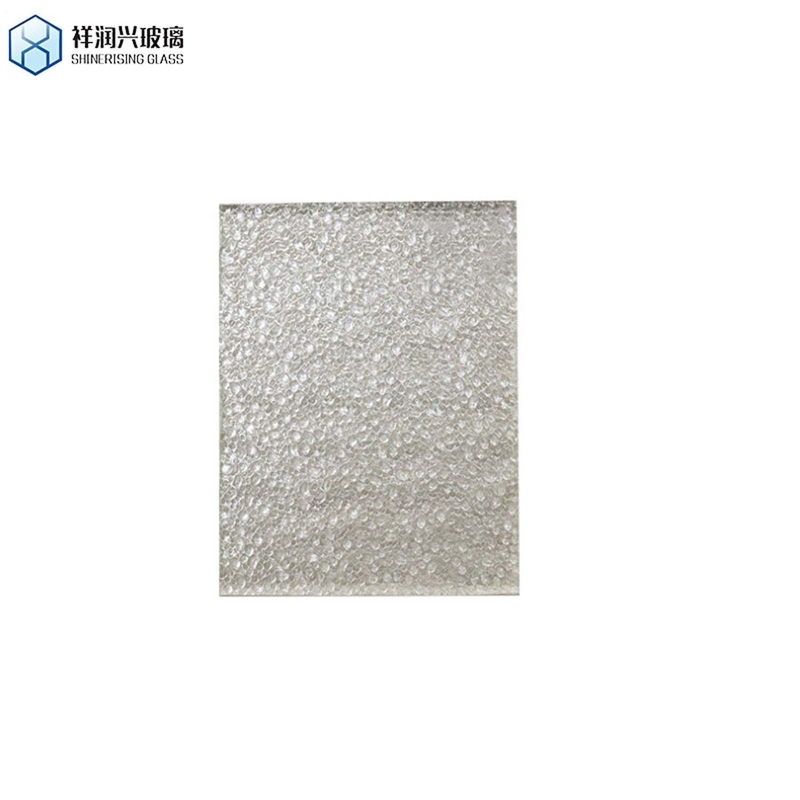 Flat Polished Edge Work Laminated Glass Fence Pattern Ribbed Glass 6mm 8mm 10mm 12mm