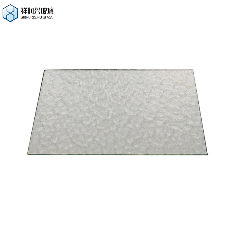 Ultra Clear Low Iron Crystal Figured Pattern Glass for Door and Window CE Certificate