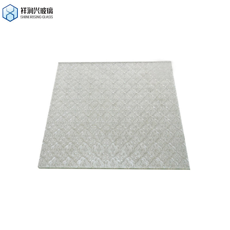 Clear Flora Patterned Glass 3mm 4mm 5mm for Bathroom Window from Chinhilla Glasschina