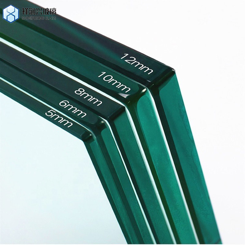Building 6mm 10mm Ultra Clear Tempered Glass Sheet with Certificate and End Cap Packing