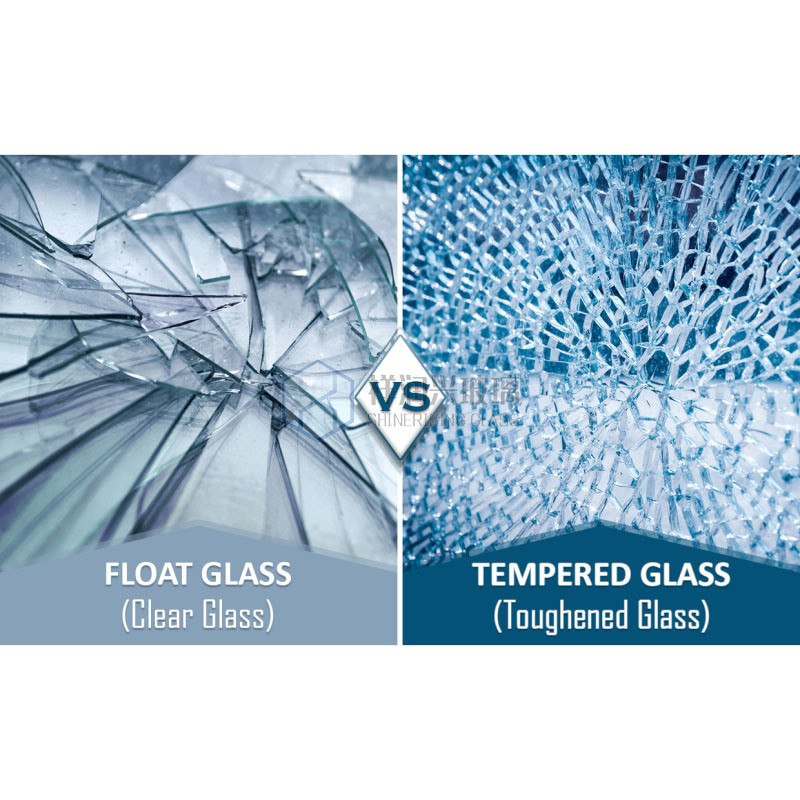 Flat Custom Clear Toughened Glass Tempered Building Glass 3mm 4mm 5mm 8mm 10mm 12mm