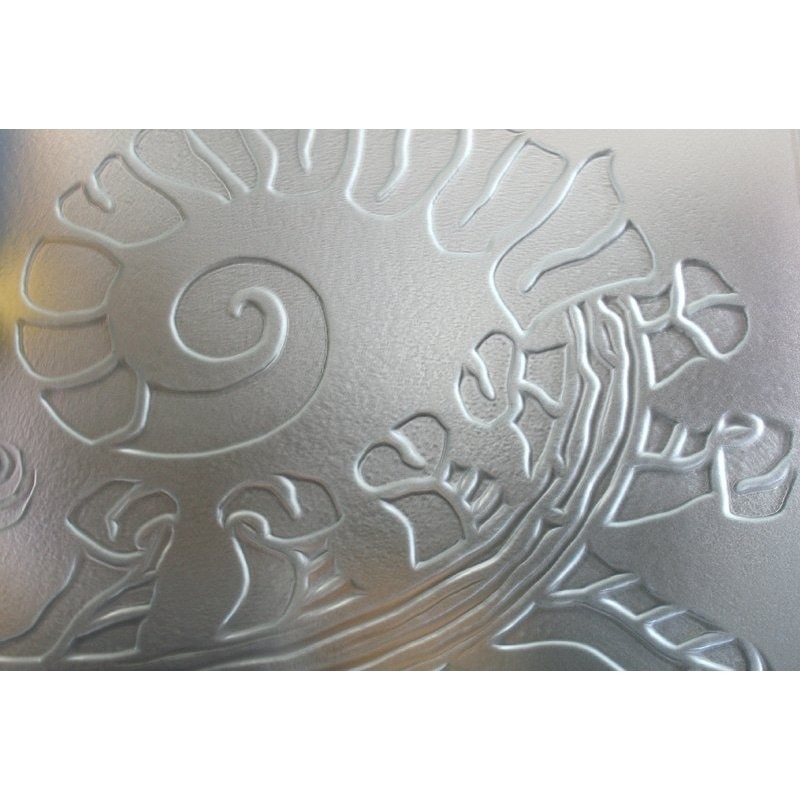 2100mm X 2440mm Size Solid Structure Clear Moru Figured Glass Pattern Glass ISO Certified