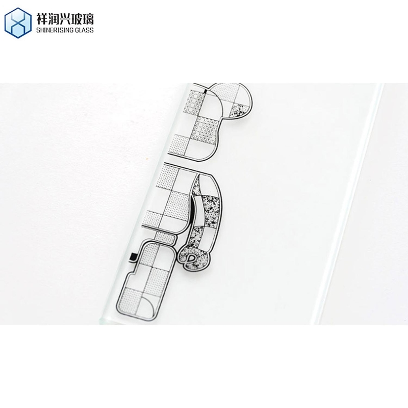 Flat 0.5mm 0.7mm 1mm 2mm 3mm Tempered Silk Screen Printing Glass for Capacitive Touch Screen LCD Display Cover