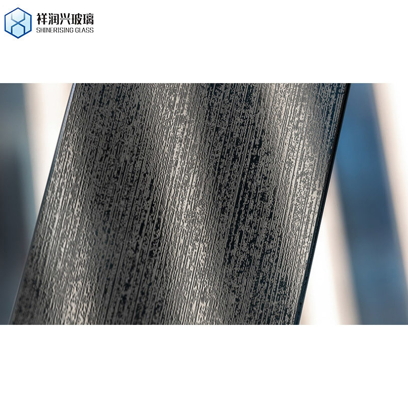 Solid Color Reflective Glass for Building Window/Door Black Glass Structure