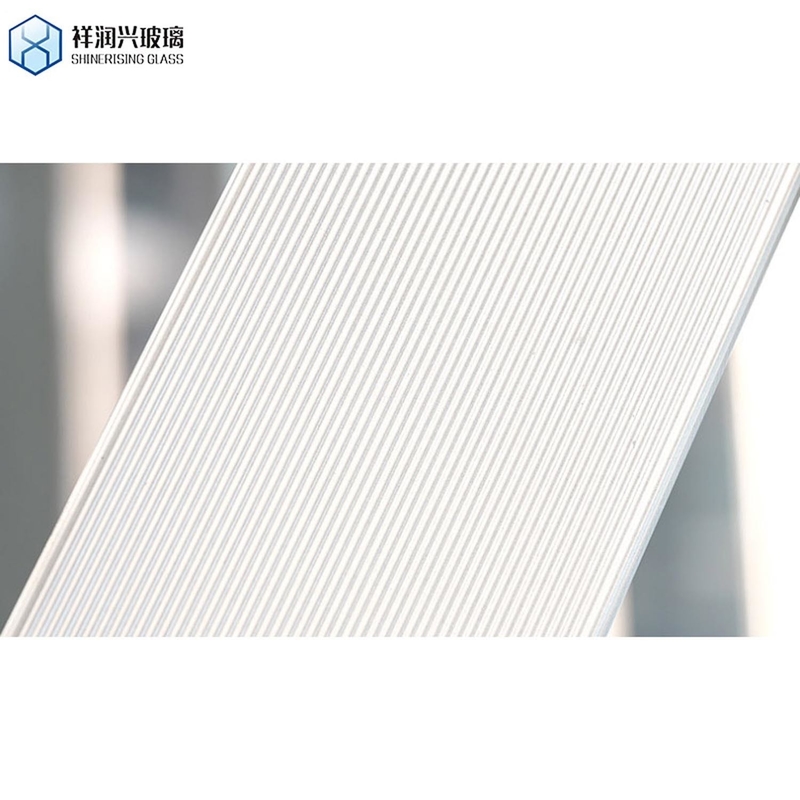 Solid 3/4/5/5.5/6/8/10mm Patterned/Figured Glass for Building Flat Polished Edge Work