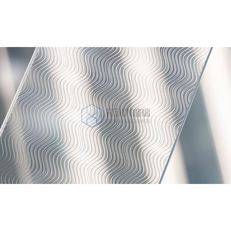 Flat Customized Patterned Glass for Door and Window Glass Bathroom Glass Partitions