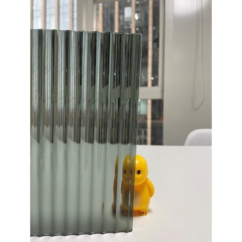 Building Window/Door 3mm-8mm Clear Figured Patterned Glass with Moru Flat