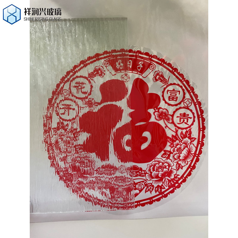5mm Clear Diamond Figured Laminated Art Decorative Pattern Glass for Windows Cp-Tp