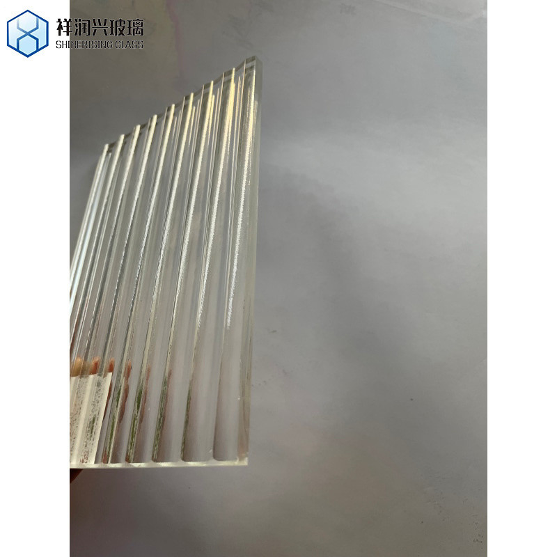 3mm 6mm 8mm Ultra White Clear Moru Pattern Glass Low Iron Fluted Rolled Glass Panels Reeded Patterned Glass Decoration