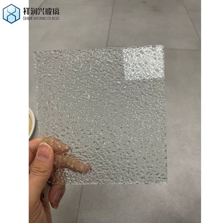 Clear Canelado Moru Patterned/Figured/Rolled Glass 3.5mm with Glass Color Requirement