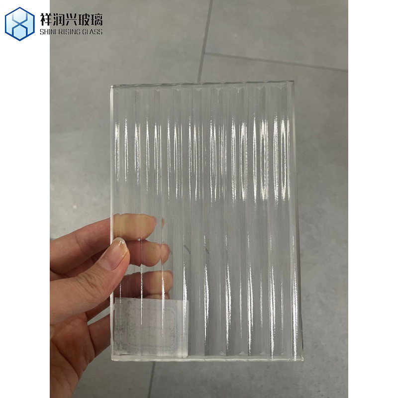 Solid Color Ultra Clear Low Iron Moru Fluted Textured Reed Pattern Glass 8mm 10mm 12mm