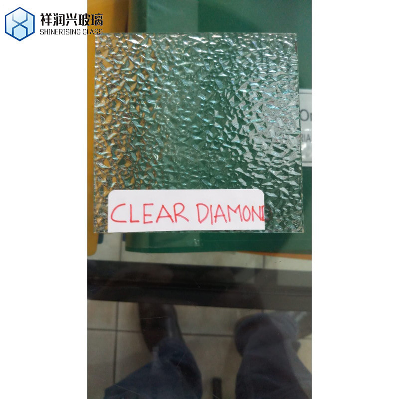 Single Glass Wired/Decorative/Bathroom Glass 4-10mm Ultra Clear Ribbed Fluted Glass Panels