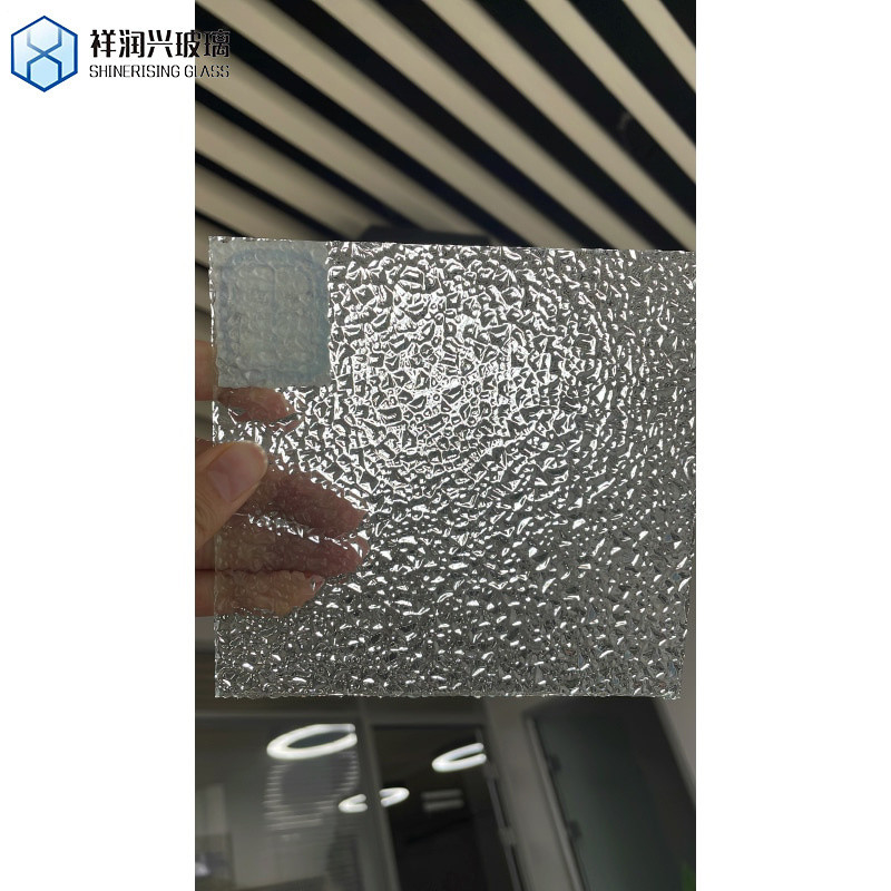CE Certified Decorative Transparent Tempered Ribbed Reeded Wave Fluted Glass Panel
