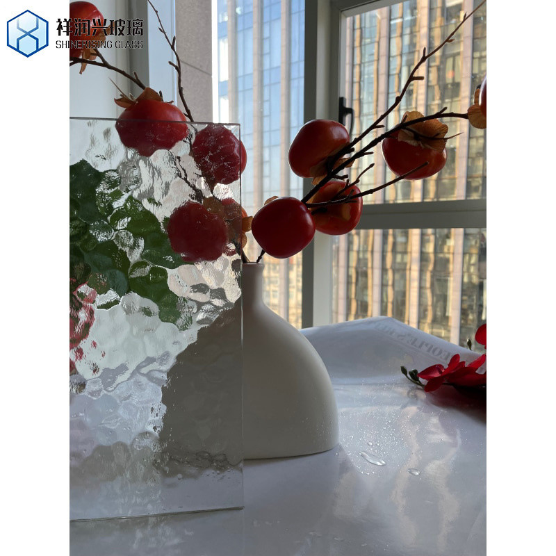Qualified Tempered Float Structure Solid Ultra-Clear Corrugated Glass for Door Windows