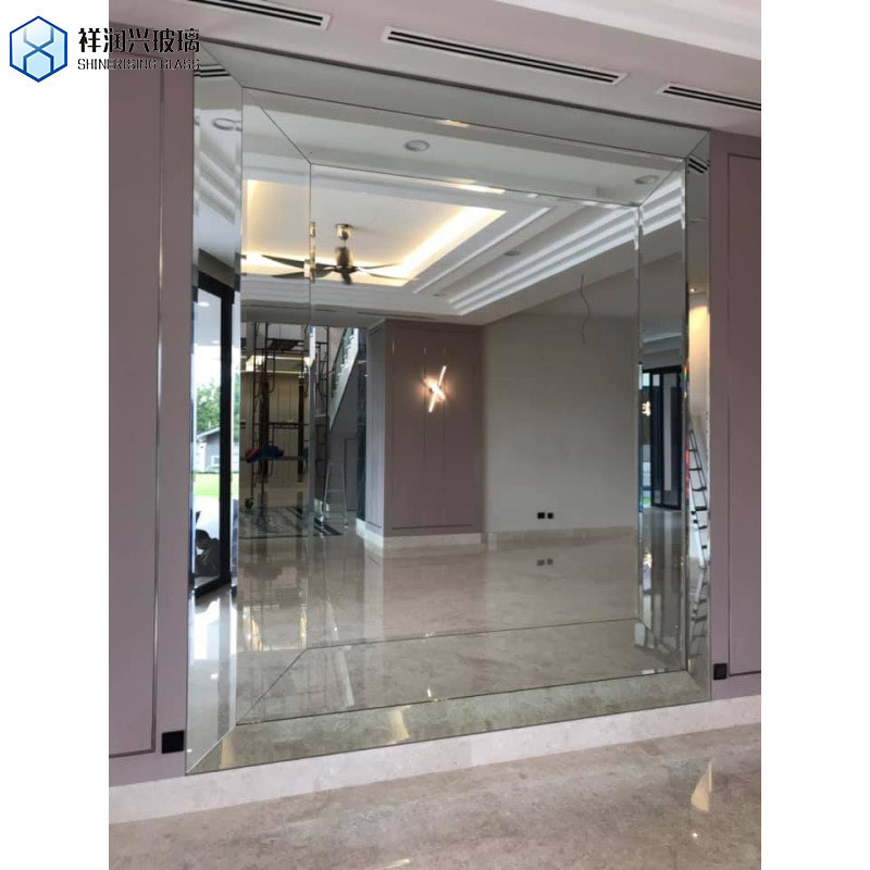1-4mm Double Coated Anaglyph Aluminum Mirror and Silver Mirrors Glass for Household