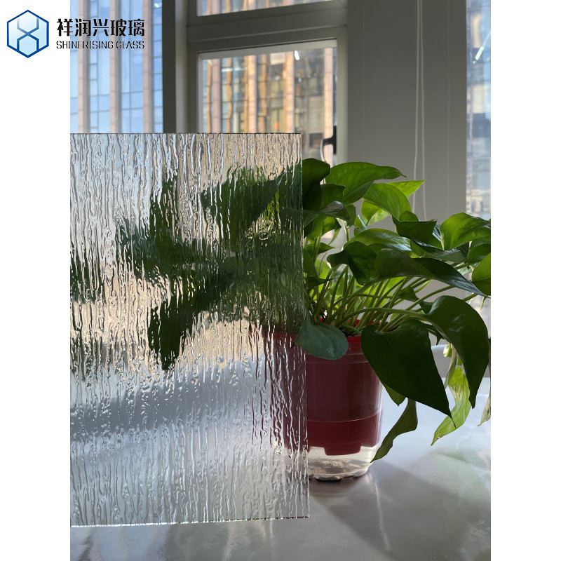 3mm-8mm Clear Base Glass Flutelite-S Decorative Embossed Pattern Glass for Window Types