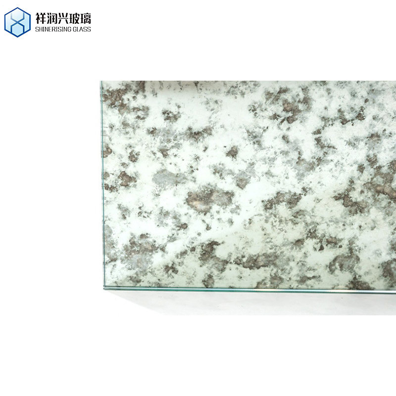Silver Finish Large Antique Mirror with Customized Size and Colored Mirror Glass