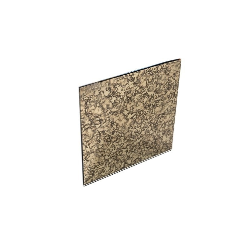 Decorative Wall Antique Mirror with Patterned Design in Rectangle Shape