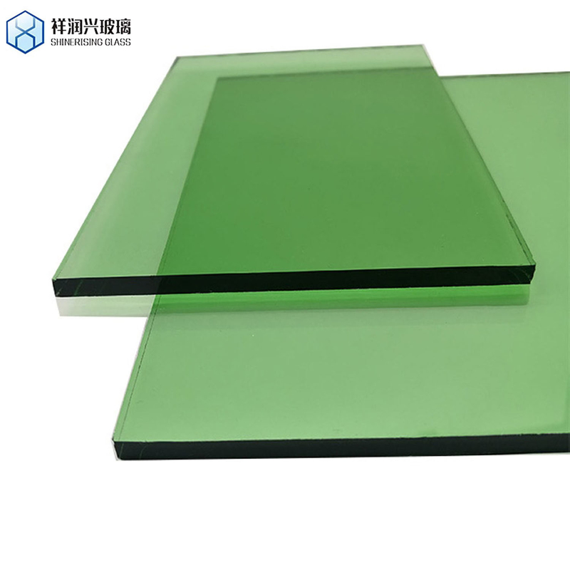 Heat Absorbing Custom Cut Tempered Glass Customized for Demand Layers Clear Tinted
