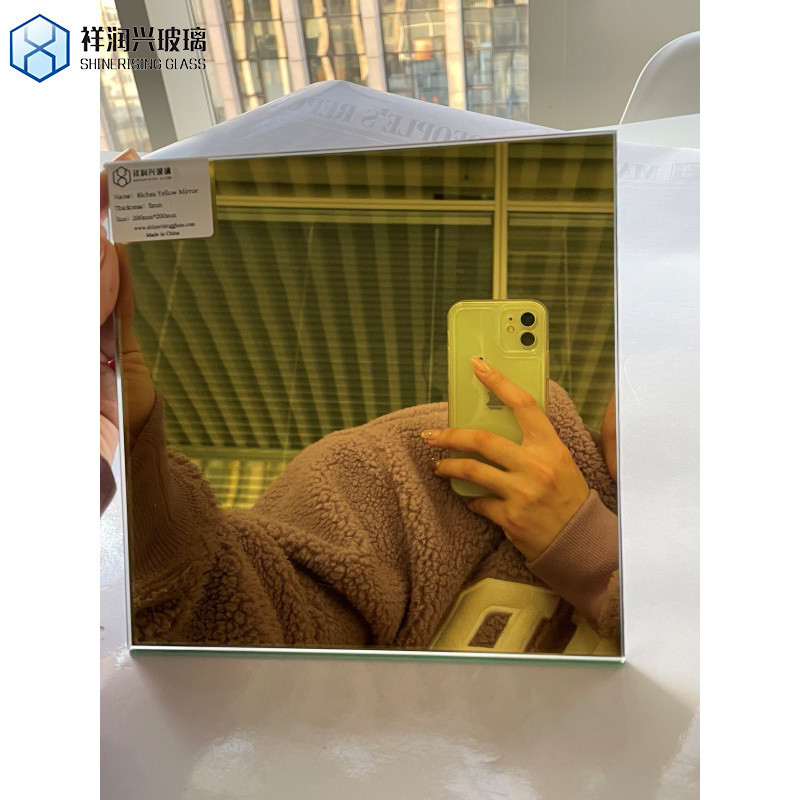 Flat Polished Edge Work Glass Frame Colored Mirror for Decorative Float Glass Mirror