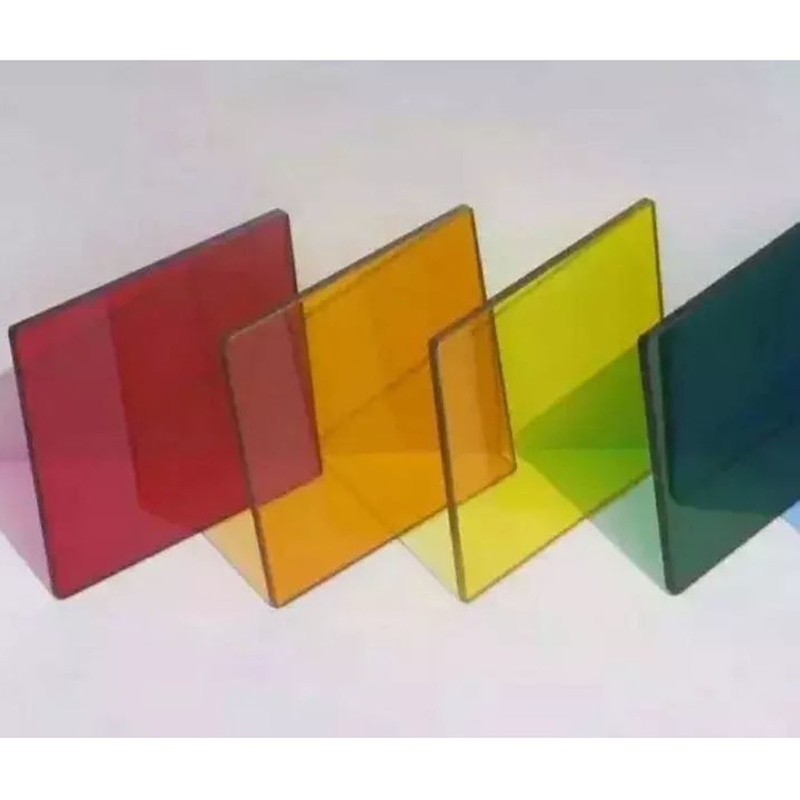 Customized Low Iron Tempered Coating Glass Flat and Colorful Reflective for Decoration