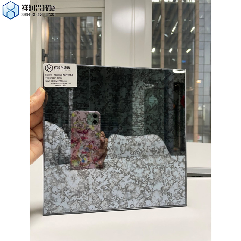 Rectangle Vintage Design 3mm to 5mm Decorative Antique Wall Mirror for Home or Office