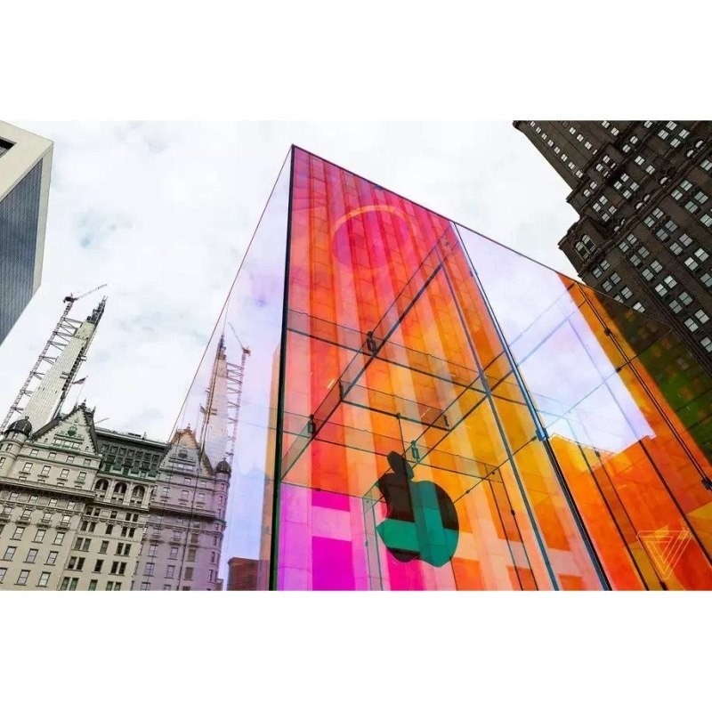 Solid Grey Green Reflective Glass Sheet for Customized Decorative Design Projects
