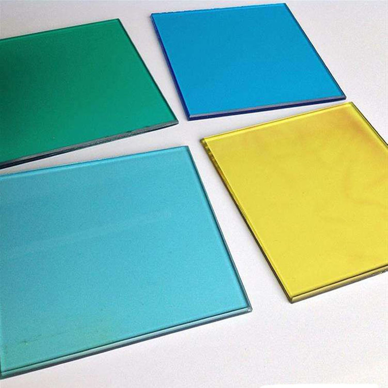 Flat Polished 6mm Chinese Decorative Wall Color Tinted Mirror Glass in Tempered
