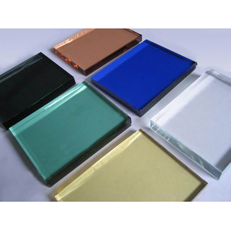 Customized Request Good Pink Clear Tinted Colored Reflective Glass for Architecture