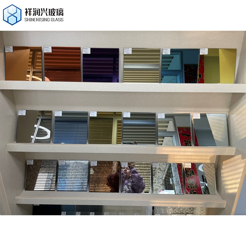Mirror Glass Sheet Silver Aluminium Aluminum Double Coated Clear Bronze Grey Blue Mirror