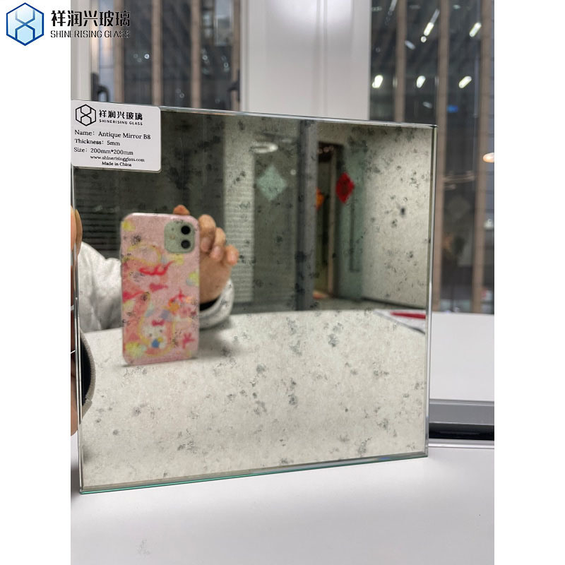 Customized Request Antique Mirror Sheet for Interior Wall Decoration Rectangle Shape