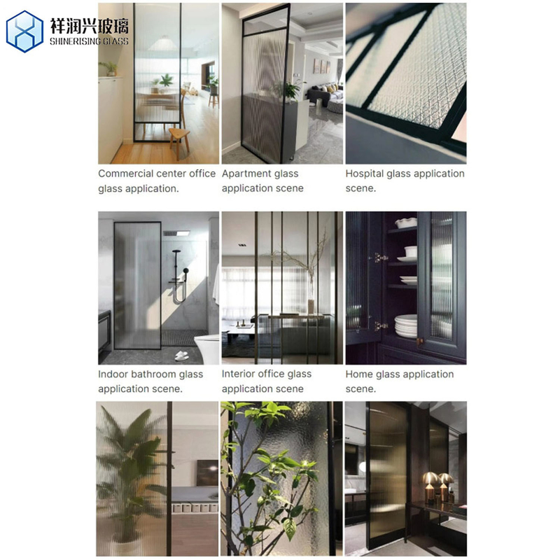 Toughened Texture Figure Glass for Customizable Clear Artistic Window and Door Design