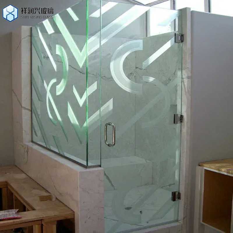 Moru Patterned Glass Gold Grey Color Tinted Moru Reeded Fluted Obscured Glass with Customization