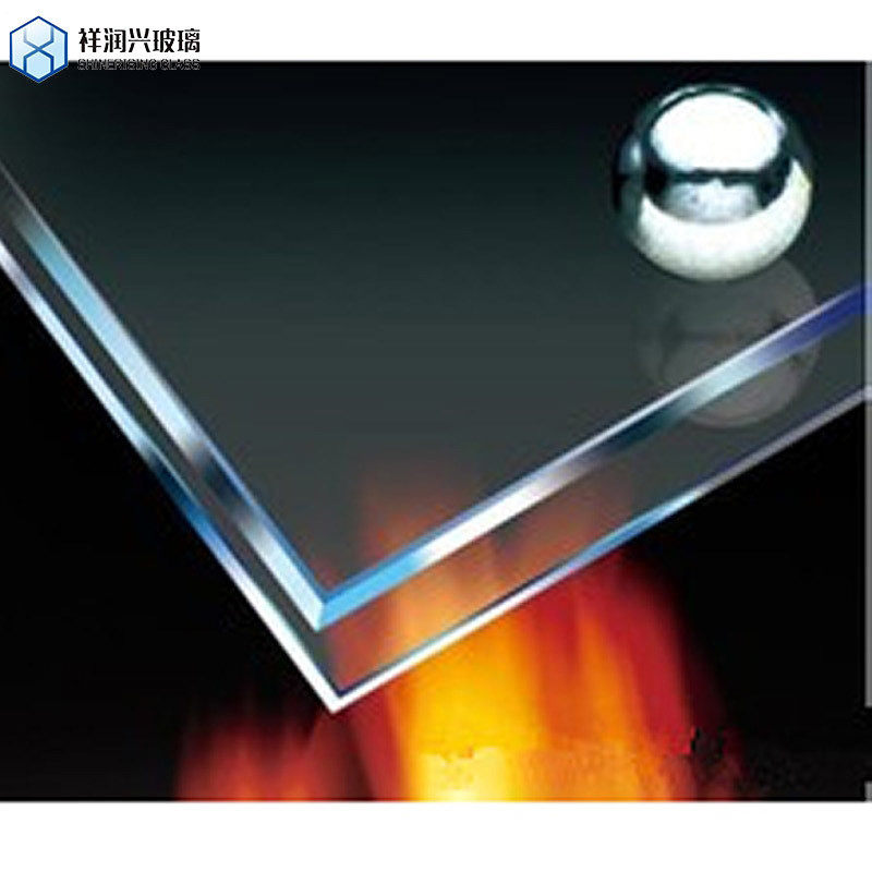 4mm Heat Resistant Ceramic Glass for Wood Stove ISO Certified GB15763.2-2005 Standard